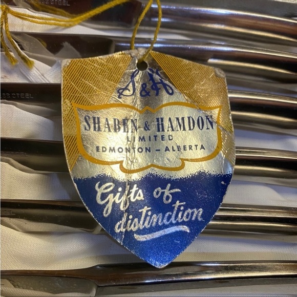 Vintage | Stainless Steel Butter Knife Set (SC) - Picture 6 of 8